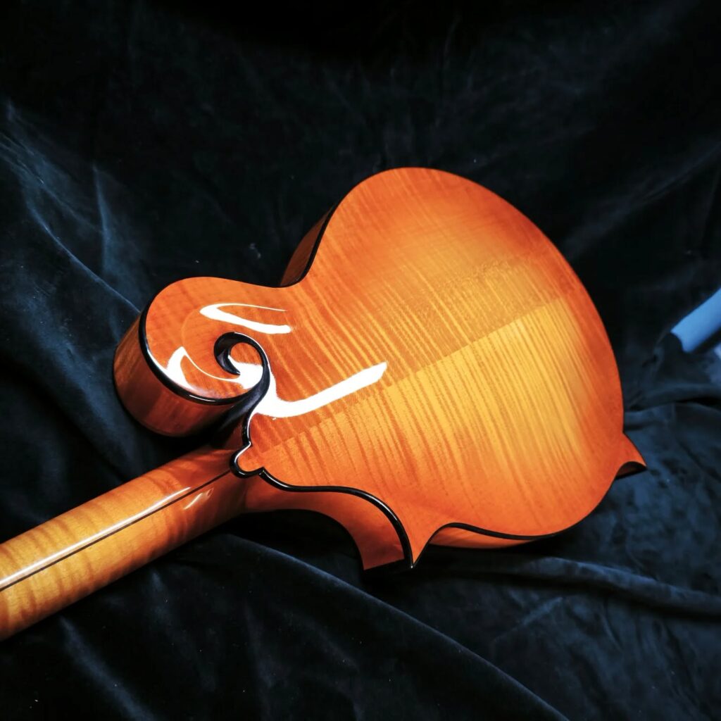 Custom Mandolin F5 / handcrafted mandolin style F with traditional scroll design and powerful tone / Coall Instruments